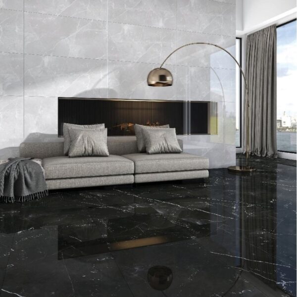 کاشی و سرامیک طرح سانیتا استفاده شده در طراحی داخلی اتاق خواب کاشی و سرامیک مدرن و لوکس